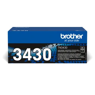 Brother TN3430 - Black - original - toner cartridge - for Brother HL-L5100, L5200, L6300, L6400, L6450, MFC-L5700, L5750, L6800, L6900, L6950, L6970