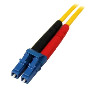 Startech 4m Fiber Optic Cable - Single-Mode Duplex 9/125 - LSZH - LC/LC - OS1 - LC to LC Fiber Patch Cable (SMFIBLCLC4)