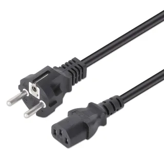 Manhattan 353908 Power Cable/Cord EU 2PIN/C13FEM -Kettle Lead 1M Black