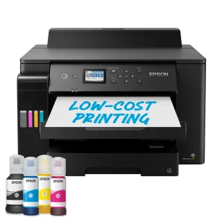 Epson EcoTank ET-16150 ET 16150  ET16150 - Printer - colour - Duplex - ink-jet - A3 - 4800 x 1200 dpi - up to 25 ppm (mono) / up to 25 ppm (colour) - capacity: 550 sheets - USB 2.0, Gigabit LAN, Wi-Fi - black