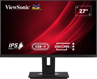 ViewSonic VG2756-4K - LED monitor - 27" - 3840 x 2160 4K - IPS - 350 cd/m² - 1000:1 - 5 ms - 2xHDMI, DisplayPort, USB-C - speakers