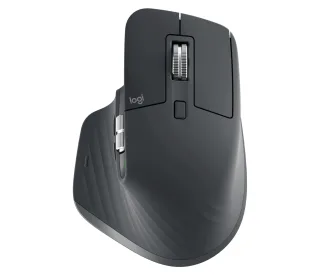 Logitech Master Series MX Master 3S for Business - Mouse - ergonomic - right-handed - optical - 7 buttons - wireless - Bluetooth - Logitech Logi Bolt USB receiver - graphite