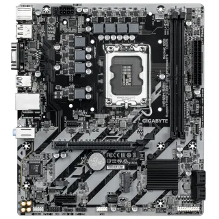 Gigabyte H810M S2H Intel 1851 Socket Motherboard, Micro-ATX, 2x DDR5 Slots, 1x M.2 Socket, GbE LAN, 1x D-Sub / 1x DisplayPort / 1x HDMI Port