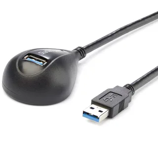 StarTech 5ft SuperSpeed USB 3.0 Extension Cable for Desktop - STP - USB-A Male to USB-A Female Cable for Computer - Black (USB3SEXT5DKB)