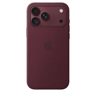 Apple - Protective cover for mobile phone - MagSafe compatibility - silicone - burgundy - for iPhone 18 Pro Max