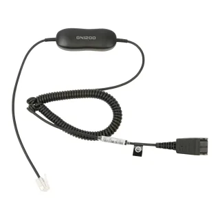 Jabra GN1200 CC - Headset cable - Quick Disconnect plug to RJ-9 male - for Jabra GN 2100, GN 2200, GN 2250
