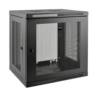 Eaton Tripp Lite Series 12U Wall Mount Rack Enclosure Server Cabinet Low Profile Deep - Rack cabinet - wall mountable - black - 12U - 19