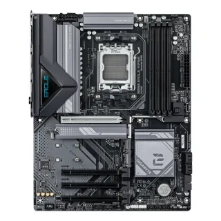 Gigabyte B850 EAGLE WIFI6E AMD AM5 Socket Motherboard, ATX, 4x DDR5 Slots, 3x M.2 Sockets, Fitted I/O Shield, GbE LAN, Wi-Fi 6E, 1x DisplayPort / 1x HDMI Port