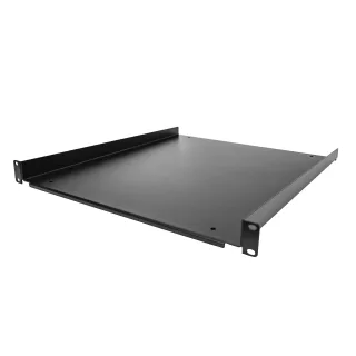 Startech 1U Fixed Server Rack Mount Shelf, 20in Deep Steel Universal Cantilever Tray for 19" AV/Data/Network Equipment Rack with Cage Nuts & Screws, 55lbs Weight Capacity, 20" Deep - 1U Network Rack Shelf - Rack shelf - 1U - 19