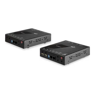 Startech HDMI KVM Extender over IP Network - 4K 30Hz HDMI and USB over IP LAN or Cat5e/Cat6 Ethernet (100m/330ft) - Remote KVM Console - Video/audio extender - HDMI - up to 100 km - TAA Compliant