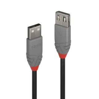 Lindy 36702 1M USB 2.0 Type a Extension Cbl Anthra Line