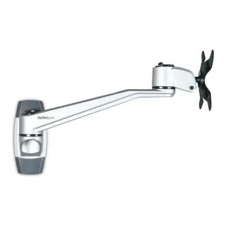 Startech Wall Mount Monitor Arm - 10.2" Swivel Arm - For up to 34" VESA - Bracket - adjustable arm - for LCD display - aluminium - silver - screen size: 13"-30" - wall-mountable