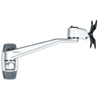 Startech Wall Mount Monitor Arm - 10.2" Swivel Arm - For up to 34" VESA - Bracket - adjustable arm - for LCD display - aluminium - silver - screen size: 13"-30" - wall-mountable