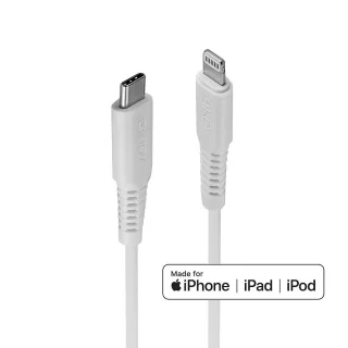 Lindy 31316 1M USB Type C to Lightning Cable White