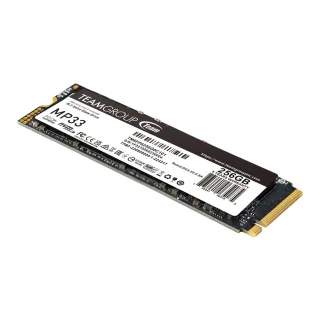 Team MP33 (TM8FP6256G0C101) 256GB NVMe M.2 Interface, PCIe Gen3, 2280, Read 1600MB/s, Write 1000MB/s, 3 Year Warranty