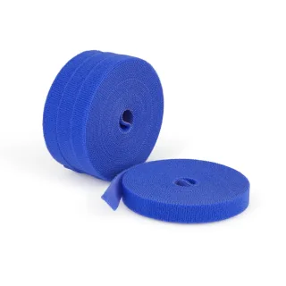 Startech HKLP1505BL4PK 60 Ft. Cut-to-size Hook and Loop Cable Tie - 0.5" Wide