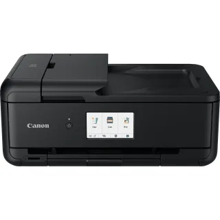 Canon TS9550a A3/A4 Colour MFP. A3 Printing, A4 scanning. 20 Page ADF, Up to 4800 x 1200 dpi. Auto Duplex Print (A4, A5, B5, Letter - Plain Paper). CD/DVD disc printing. USB, LAN, WIFI. Windows/MacOS, Android