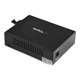 Startech Multimode (MM) LC Fiber Media Converter for 10/100/1000 Network - 550m - Gigabit Ethernet - 850nm - with SFP Transceiver (MCM1110MMLC) - Fibre media converter - 1GbE - 10Base-T, 1000Base-LX, 1000Base-SX, 100Base-TX, 1000Base-T - RJ-45 / LC multi-mode - up to 550 m - 850 nm - for P/N: SVA5N3NEUA