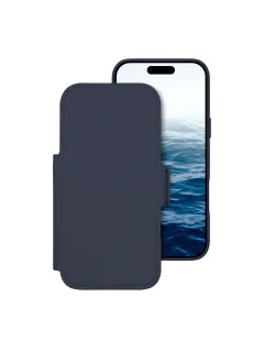 dbramante1928 Lynge - Flip cover for mobile phone - MagSafe compatibility - deep water - for Apple iPhone 17 Pro Max, 18 Pro Max