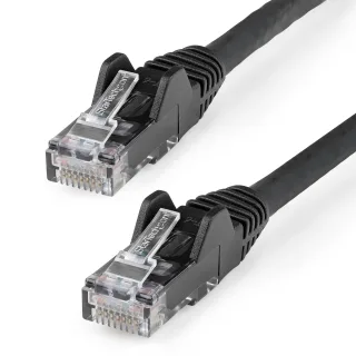 Startech 10m CAT6 Ethernet Cable, 10 Gigabit Snagless RJ45 650MHz 100W PoE Patch Cord, CAT 6 10GbE UTP Network Cable w/Strain Relief, Black, Wiring is UL Certified/TIA - Category 6 - 24AWG (N6PATC10MBK)