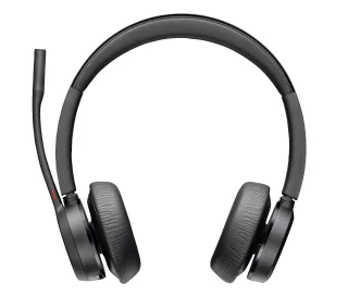HP Poly Voyager 4320-M - Headset - on-ear - Bluetooth - wireless, wired - USB-A via Bluetooth adapter, USB-A - black - Certified for Microsoft Teams, Zoom Certified