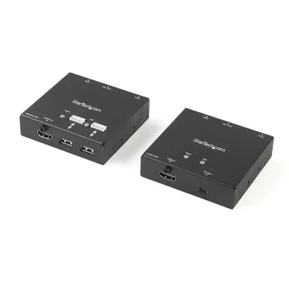 Startech HDMI over CAT6 Extender with 4-port USB Hub - Remote HDMI over CAT5 or CAT6 - 165 ft (50m) - 1080p (ST121USBHD)