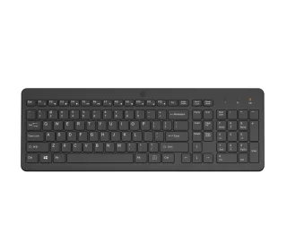 HP 220 - Keyboard - wireless - 2.4 GHz - UK - black - recyclable packaging