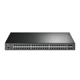TP-Link JetStream TL-SG3452XP V2.6 - Switch - L2+ - Managed - 48 x 10/100/1000 (PoE+) + 4 x 10 Gigabit SFP+ - rack-mountable - PoE+ (500 W)