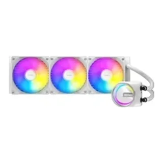 Antec Skeleton 360ARGB Liquid CPU Cooler, Universal Socket, White, 360mm Radiator, PWM up tp 2000 RPMCooling Fans, Addressable RGB LED Lighting