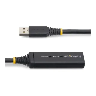 StarTech 15m USB 2.0 Active Extension Cable - M/F - 15 meter USB 2.0 Repeater Cable Cord - USB A Male to USB A Female - 15 m, Black (USB2AAEXT15M) - USB extension cable - USB (F) to USB (M) - USB 2.0 - 15 m - active - black - for P/N: SVA5H2NEUA, UUSBOTG