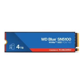 WD Blue SN5100 - SSD - 4 TB - internal - M.2 2280 - PCIe 4.0 x4 (NVMe)