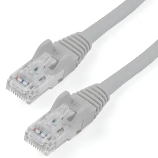 Startech 1.5m CAT6 Ethernet Cable, 10 Gigabit Snagless RJ45 650MHz 100W PoE Patch Cord, CAT 6 10GbE UTP Network Cable w/Strain Relief, Grey, Wiring is UL Certified/TIA - Category 6 - 24AWG (N6PATC150CMGR) - Patch cable - RJ-45 (M) to RJ-45 (M) - 1.5 m - UTP - CAT 6 - snagless - grey