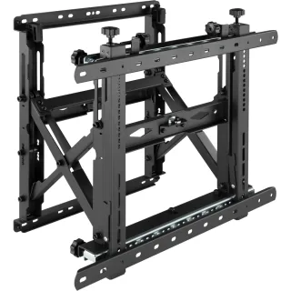 Video wall mount - heavy duty - fits display 45 to 70" with VESA sizes up to 600 x 400 - pop-out action for access to connection panel - quick release - kickstand for easy maintenance access - effortless micro adjustment - portrait or landscape - pop-out