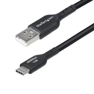 StarTech 4m (13ft) USB-A to USB-C Charging Cable, Charger Cord, M/M - USB cable - USB (M) to USB-C (M) - USB 2.0 - 3 A - 4 m - halogen-free, passive, charge and sync, USB Fast Charge (15W) - black