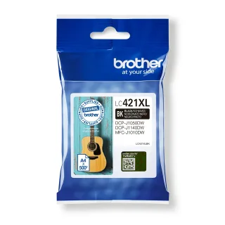 Brother LC421XLBK - High Yield - black - original - ink cartridge - for Brother DCP-J1140DW, DCP-J1800DW, MFC-J1010DW, MFC-J1012DW