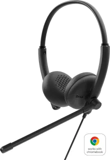 Dell Wired Headset WH125 - Headset - on-ear - wired - USB-A - black