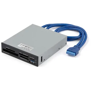 Startech USB 3.0 Internal Multi-Card Reader with UHS-II Support - SecureDigital/Micro SD/Memory Stick/Compact Flash Memory Card Reader (35FCREADBU3) - Card reader - 3.5" (CF I, CF II, MS, MS PRO, MMC, SD, MS Duo, MS PRO Duo, miniSD, microSD, SDHC, MS Micro, microSDHC, SDXC, MS XC, MS PRO-HG) - USB 3.0