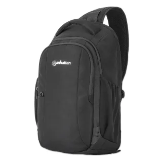 Manhattan 440578 Amsterdam Backpack 13.3" Black Sling Antitheft Black