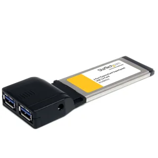 Startech 2 Port ExpressCard SuperSpeed USB 3.0 Card Adapter with UASP - USB 3.0 Controller - USB 3.0 ExpressCard - USB 3.0 Adapter (ECUSB3S22)