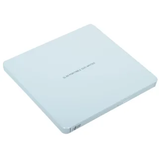 Hitachi-LG GP60NW60 8x DVD-RW USB 2.0 White Slim External Optical Drive