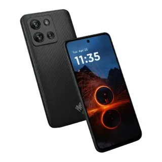 Motorola ThinkPhone 25 - 5G smartphone - dual-SIM - RAM 8 GB / Internal Memory 256 GB - pOLED display - 6.36" - 2670 x 1220 pixels (120 Hz) - 3x rear cameras 50 MP, 13 MP, 10 MP - front camera 32 MP - carbon black