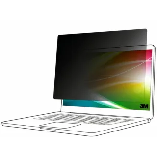 3M Bright Screen Privacy Filter - Notebook privacy filter (horizontal) - 12.3