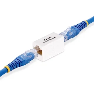Startech RJ45 Coupler, Inline Cat6 Coupler, Female to Female (F/F) T568 Connector, Unshielded Ethernet Cable Extension (IN-CAT6-COUPLER-U1) - Network coupler - RJ-45 (F) to RJ-45 (F) - unshielded - CAT 5/5e/6 - passive - white