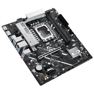 ASUS PRIME B860M-K - Motherboard - micro ATX - LGA1851 Socket - B860 Chipset - USB 3.2 Gen 2, USB 3.2 Gen 1, USB-C 3.2 Gen 1 - 2.5 Gigabit LAN - onboard graphics (CPU required) - HD Audio (8-channel)