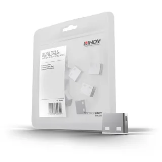 Lindy 40464 USB Port Locks White Expansion Kit for No. 40454