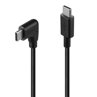Lindy 32005 1M USB 2.0 Type C Cable 90 Right Angle
