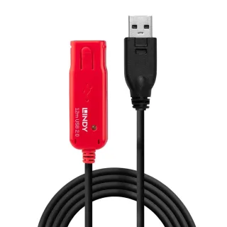 Lindy 42782 12M USB 2.0 Active Ext. Kit Cbl Type a Male/Type a Female