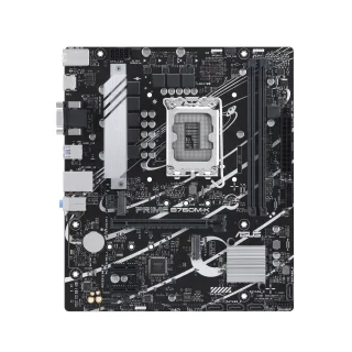 ASUS PRIME B760M-K D4 - Motherboard - micro ATX - LGA1700 Socket - B760 Chipset - USB 3.2 Gen 1 - 2.5 Gigabit LAN - onboard graphics (CPU required) - HD Audio (8-channel)