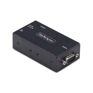 Startech 4P Serial to Ethernet Adapter, IP LAN to RS232 DB9 Converter - Device server - 4 ports - 100Mb LAN, RS-232 - wall / DIN rail mountable - TAA Compliant