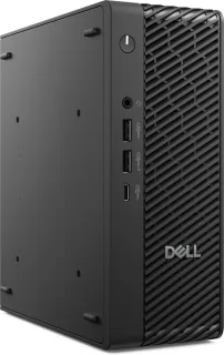 Dell Pro Max Micro FCM2250 Intel Core Ultra 7 265 (30 MB cache, 20 cores, 20 threads, 1.8 GHz to 5.3 GHz, 65W) 32GB: 1 x 32 GB, DDR5, 6400 MT/s, non-ECC 1 TB, M.2 2280, TLC PCIe Gen4, SSD, SED Ready No Hard Drive Intel Integrated Graphics  No Stand or Mount  Intel(R) Wi-Fi 7 BE200, 2x2, 802.11be, MU-MIMO, Bluetooth(R) 5.4 wireless card, Int Antenna   Dell Wired Keyboard - KB216 - UK (QWERTY)